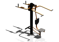 Уличный тренажер "Верхняя тяга Брусья Пресс" УТ339 в Благовещенске