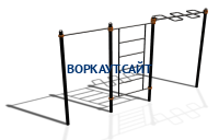 Спортивный комплекс воркаут ВС-129 в Благовещенске