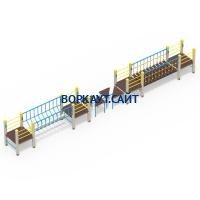 Детский спортивный комплекс Двойной мостик ДСК 3115 в Благовещенске Детский спортивный комплекс Двойной мостик ДСК 3115 в Благовещенске