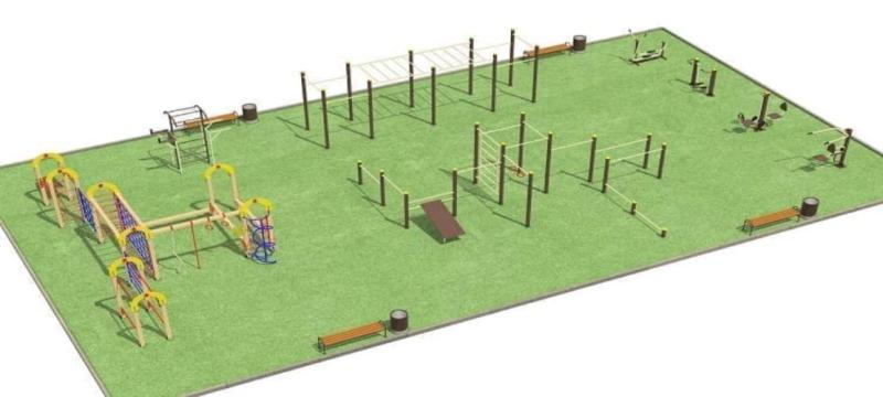 Проект спортивной площадки для любого возраста - 1 096 200 рублей. в Благовещенске