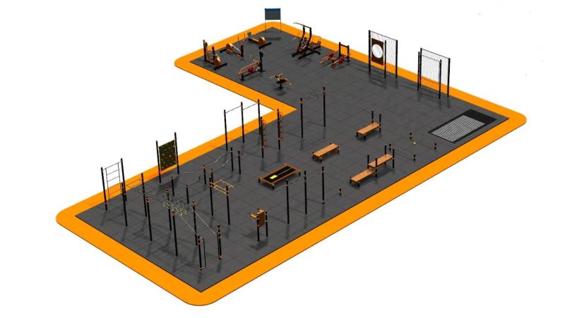 Дизайн проект спортплощадки Угловая в Благовещенске