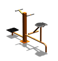 Уличный тренажер "Твистер стоя Твистер сидя" УТ323 в Благовещенске