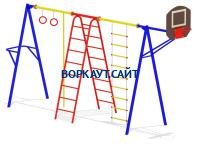 Гимнастический комплекс с баскетбольным щитом МАФ 3001 в Благовещенске