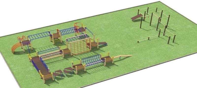 Проект спортплощадки с полосой препятствий - 1 178 100 рублей в Благовещенске