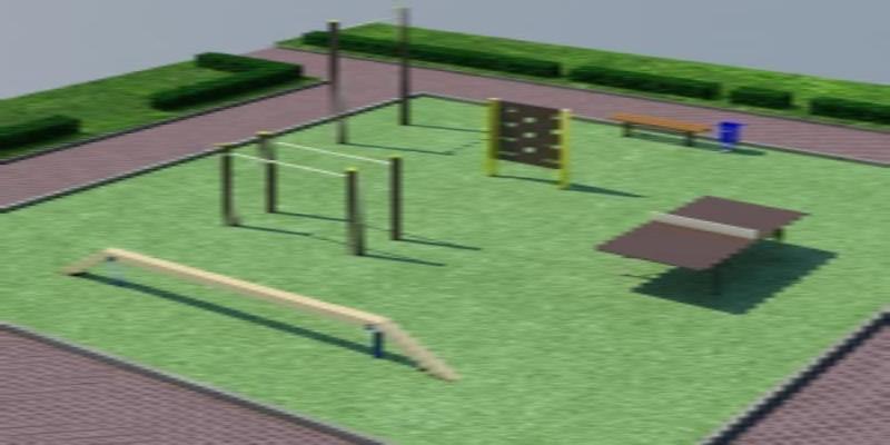 Проект спортплощадки мини спорт  в Благовещенске