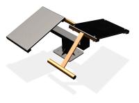 Уличный тренажер  "Скамья для пресса двойная"   УТ213 в Благовещенске