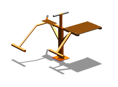 Уличный тренажер "Пресс Гиперэкстензия" УТ327 в Благовещенске