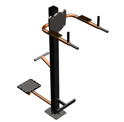 Уличный тренажер "Брусья Пресс Твистер" УТ345 в Благовещенске