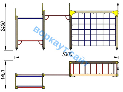 Детский спортивный комплекс Атлет ДСК 3106 в Благовещенске