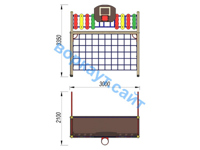 Детский спортивный комплекс ДСК 3101 в Благовещенске