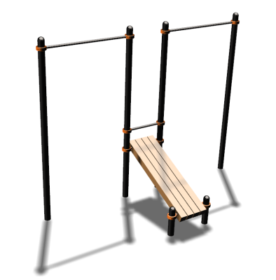 Воркаут турники со скамьей для пресса ВС-27 в Благовещенске