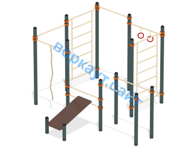 Спортивный комплекс воркаут ВС-47 в Благовещенске
