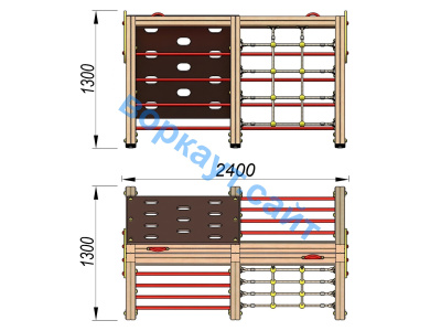 Детский спортивный комплекс ДСК 3203 в Благовещенске