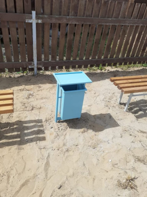 Урна с крышкой МАФ 1631 в Благовещенске