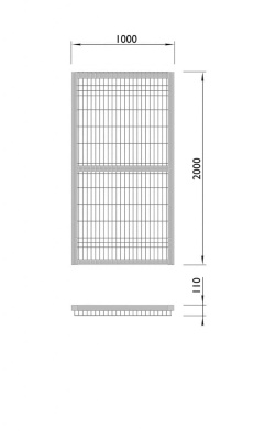 Калитка спортивной площадки МАФ 5105 в Благовещенске