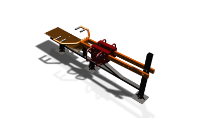 Силовой уличный тренажер  "Жим лежа"  УТ411 в Благовещенске