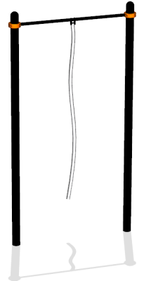 Турник с гимнастическим канатом ВС-34 в Благовещенске