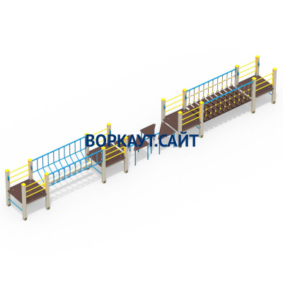 Детский спортивный комплекс Двойной мостик ДСК 3115 в Благовещенске