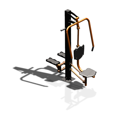 Уличный тренажер "Жим от груди Степпер" УТ342 в Благовещенске