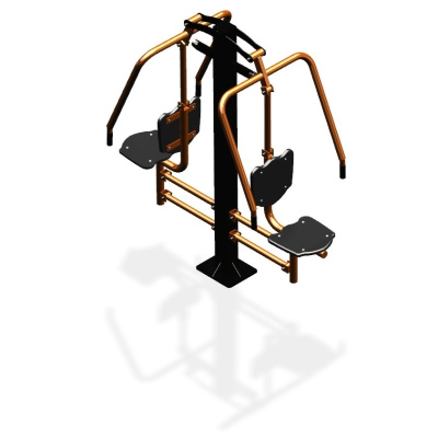 Уличный тренажер  "Жим от груди двойной" УТ204 в Благовещенске