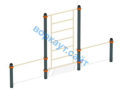 Шведская стенка с перекладинами ВС-13 в Благовещенске