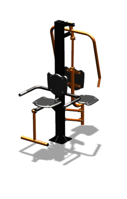 Уличный тренажер "Жим от груди Флекс" УТ324 в Благовещенске