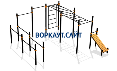 Спортивный комплекс воркаут ВС-109 в Благовещенске