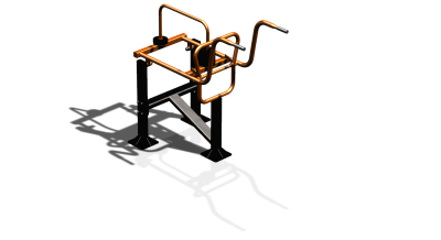 Силовой уличный тренажер  "Приседания"  УТ404 в Благовещенске