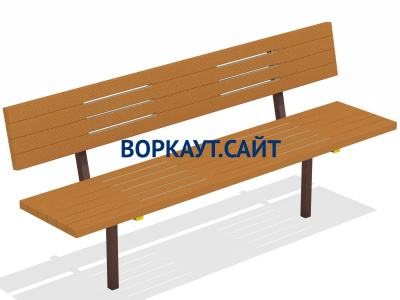 Диван уличный МАФ 1608 в Благовещенске