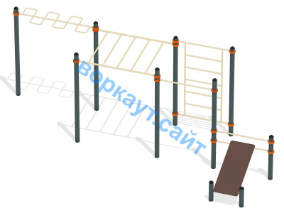 Спортивный комплекс воркаут ВС-45 в Благовещенске
