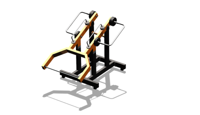 Силовой уличный тренажер  "Мультиштанга"  УТ417 в Благовещенске
