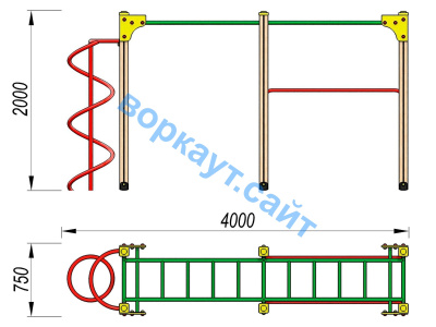 Детский спортивный комплекс ДСК 3104 в Благовещенске