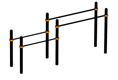 Брусья разновысокие ВС-15 в Благовещенске
