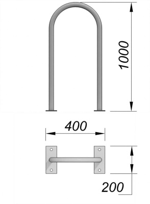 Велопарковка МАФ 6001 в Благовещенске