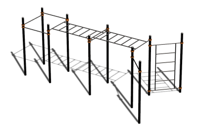 Спортивный комплекс воркаут ВС-118 в Благовещенске
