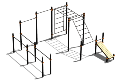 Спортивный комплекс воркаут ВС-146 в Благовещенске