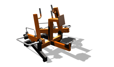 Силовой уличный тренажер  "Рычажная тяга"  УТ419 (тренажер находится на оптимизации у производства  и внешне может отличится от заявленной картинки в Благовещенске