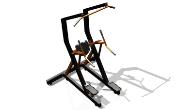 Силовой уличный тренажер  "Комбинированный станок"  УТ416 в Благовещенске