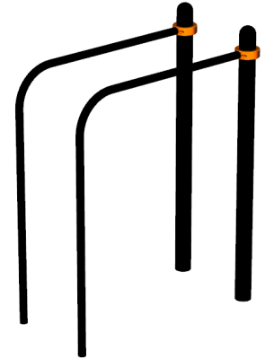 Воркаут брусья приставные ВС-39 в Благовещенске