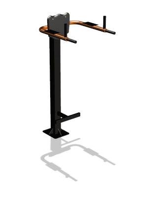 Уличный тренажер «Брусья-пресс» УТ 109 в Благовещенске