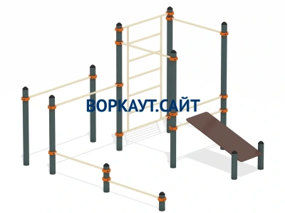 Спортивный комплекс воркаут ВС-43 в Благовещенске