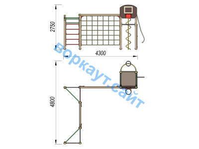 Детский спортивный комплекс ДСК 3112 в Благовещенске