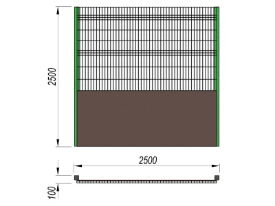 Ограждение хоккейной коробки МАФ 5202 в Благовещенске