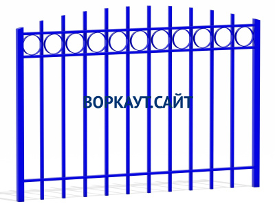 Ограждение спортивной площадки МАФ 5005 в Благовещенске
