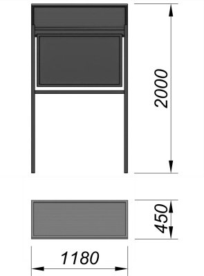 Информационный стенд МАФ 6006 в Благовещенске